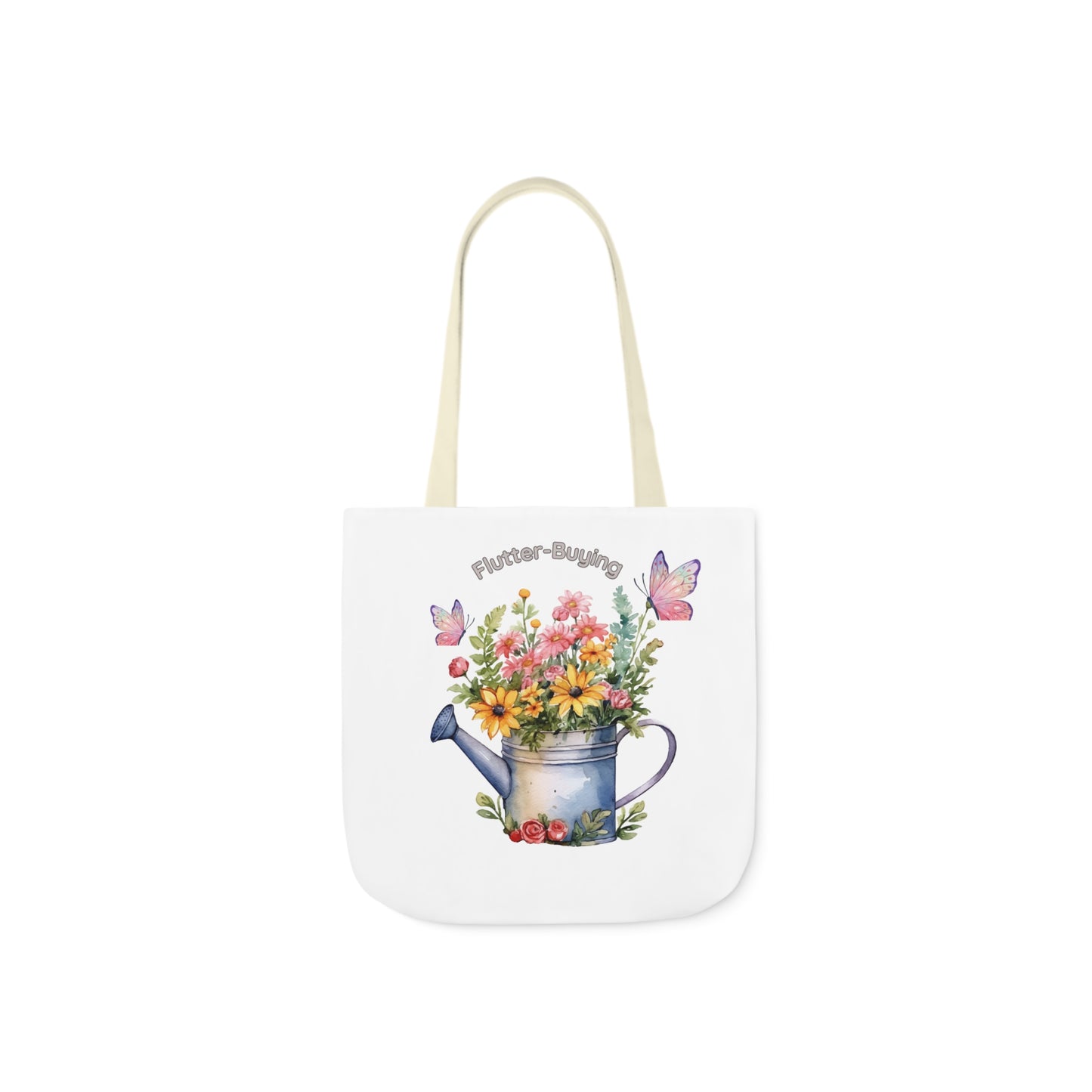 Gardening & Nature Tote Bag Beige Handles