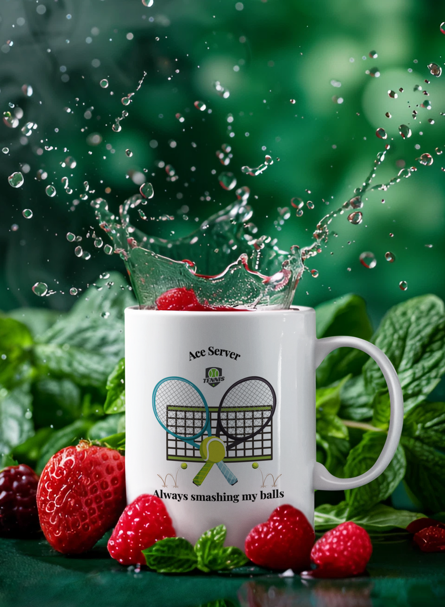 Quirky Tennis Mug